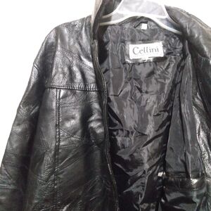 Cellini Leather jacket size 1X